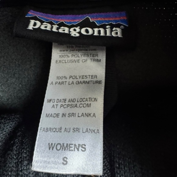 Patagonia W's Women's Better Sweater Jacket 25530 Black Multi Pocket Zip Up Sz S - Picture 3 of 8